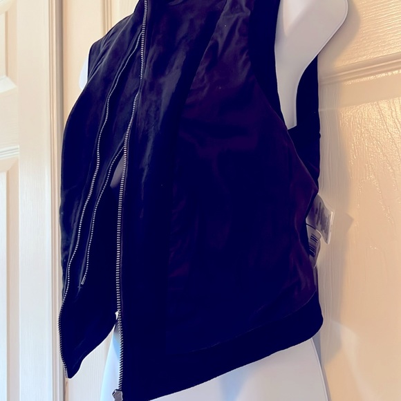 BCBG suede moto vest - Picture 8 of 11